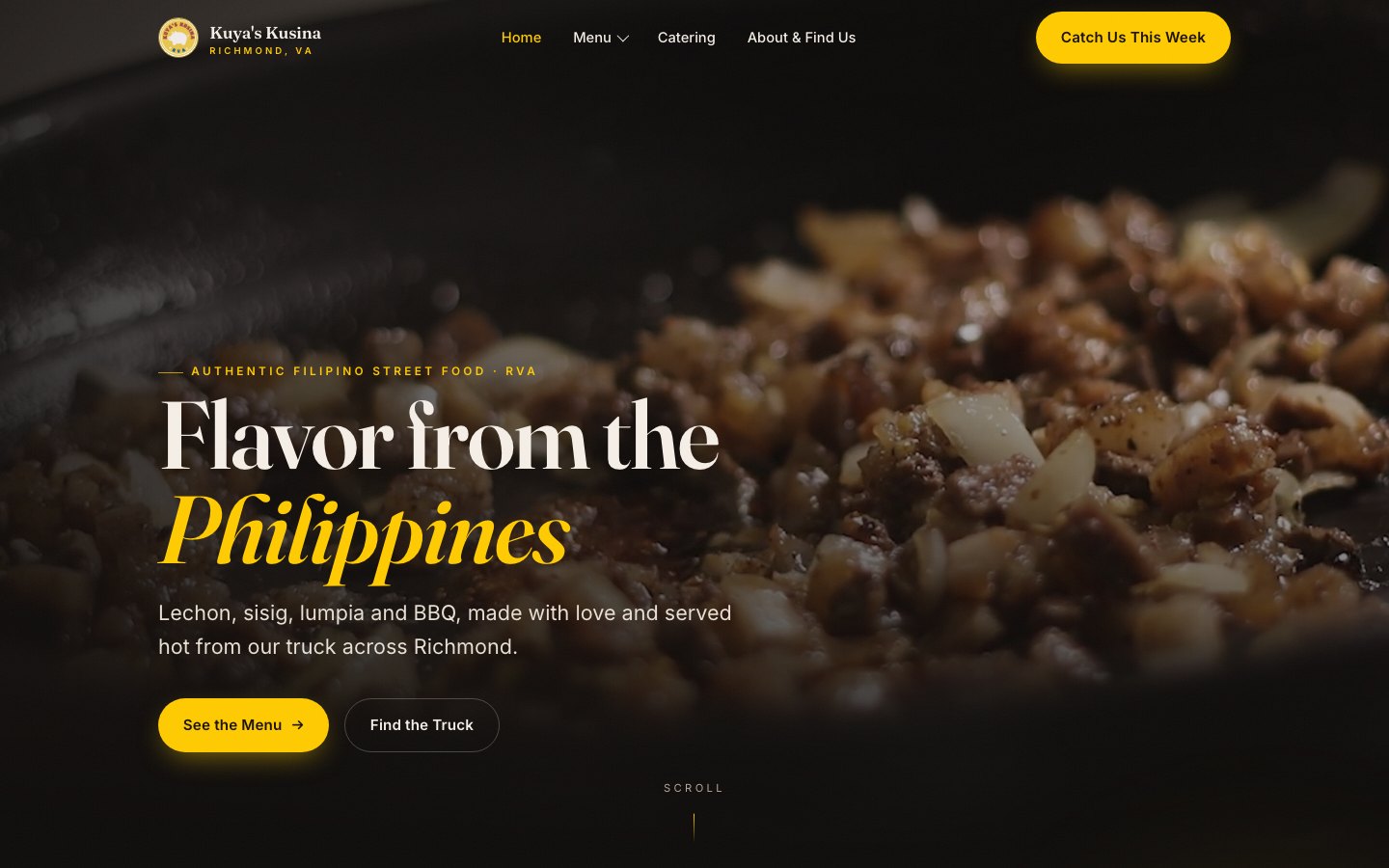 Kuya's Kusina website