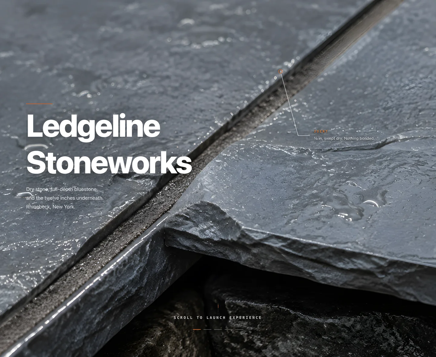 The Ledgeline Stoneworks site